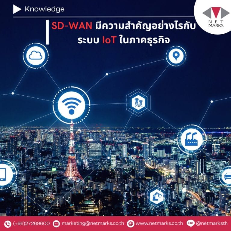 SD-WAN มีความสำคัญอย่างไรกับระบบ IoT ในภาคธุรกิจ
