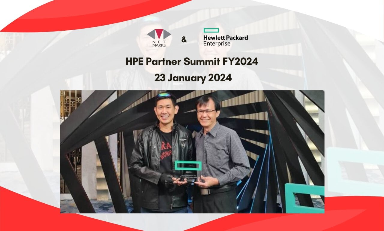 บริษัท เน็ตมาร์ค (ประเทศไทย) จำกัด ได้รับเกียรติให้เป็นตัวแทนจำหน่ายสินค้าภายใต้ Brand Hewlett Packard Enterprise ในระดับ HPE Silver Partner FY2024 จาก บริษัท ฮิวเลตต์ แพคการ์ด เอ็นเตอร์ไพรส์ (ประเทศไทย) จำกัด