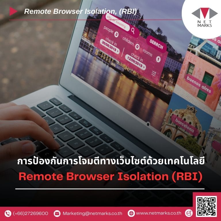 การป้องกันการโจมตีทางเว็บไซต์ด้วยเทคโนโลยี Remote Browser Isolation (RBI)